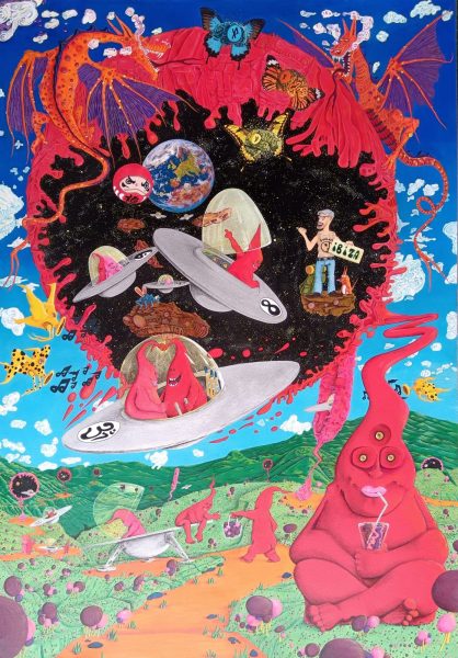 Los Barrugets y las puertas celestiales del golden age - 70x100 - Version 2026 - 7000 €